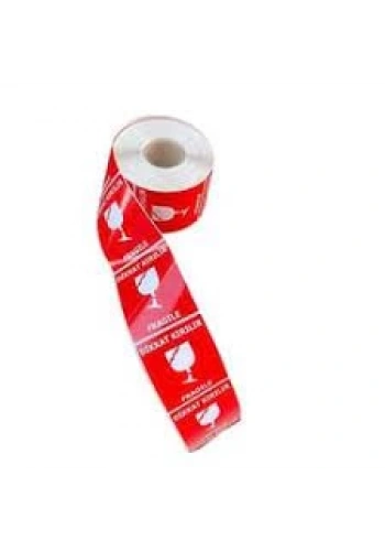 Kırılır Etiket 7x8cm - 500 Adet