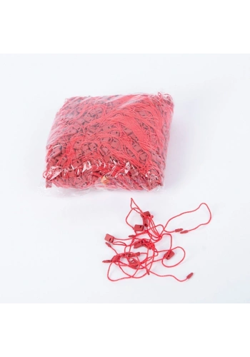 Kırmızı Kilitli Etiket İpi