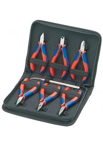 Knipex 00 20 16 ELEKTRONİKÇİ PENSE SETİ 6 PARÇA - KNI002016