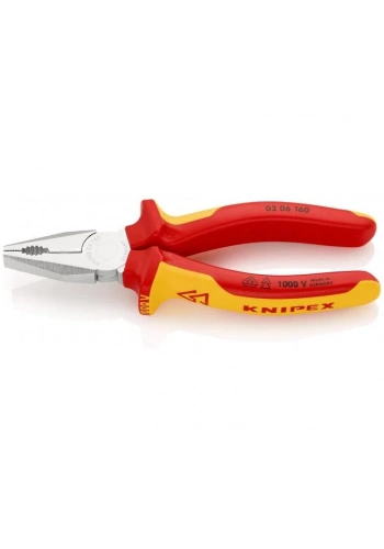 Knipex 03 06 VDE KOMBİNE PENSE 160 MM - KNI0306160