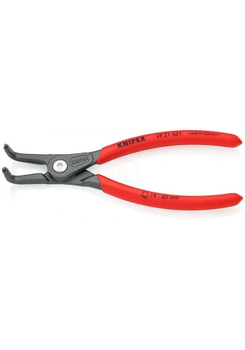 Knipex 49 21 A11 AĞIR HİZMET EĞRİ DIŞ SEGMAN PENSİ - KNI4921A11