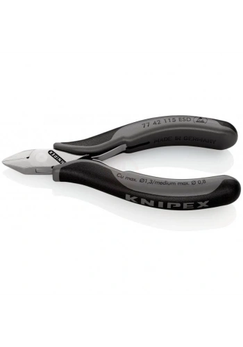 Knipex 77 42 ESD ELEKTRONİKÇİ YAN KESKİ 115 MM - KNI7742115ESD