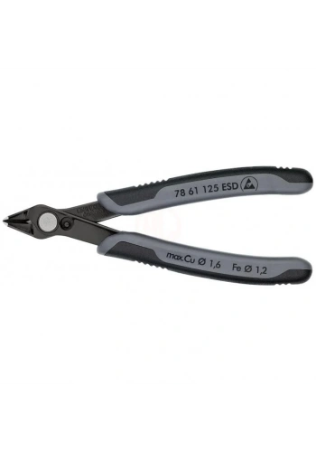 Knipex 78 61 SÜPER KNIPS YAN KESKİ ESD 125 MM - KNI7861125ESD