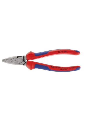 Knipex 97 72 Yüksük Sıkma Pensi 180 Mm - KNI9772180
