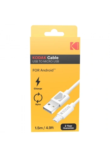 KODAK 30425828 ANDROİD İÇİN USB/MİCRO USB ŞARJ KABLOSU 1 MT