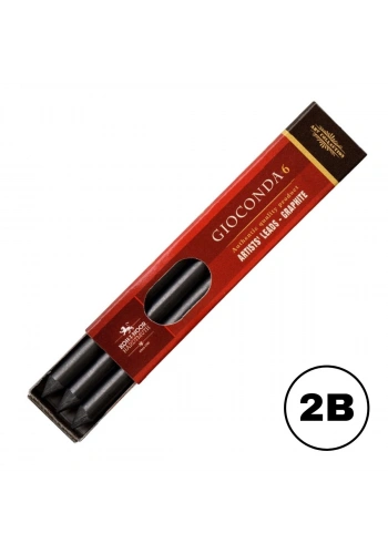 Koh-i Noor 4864/2B Graphite Portmin Ucu 80x5.6mm 6lı