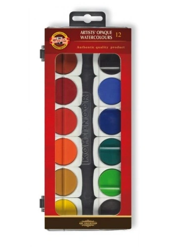 Koh-i Noor Artists Opaque Sulu Boya Seti 12 Renk