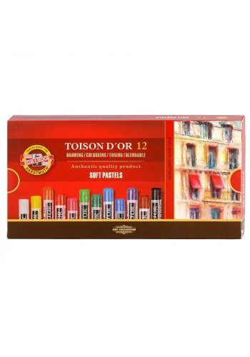 Koh-i Noor Toison Dor Soft Pastel Boya Seti 12 Renk