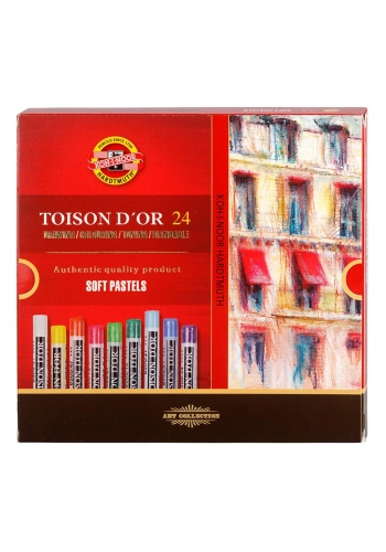 Koh-i Noor Toison Dor Soft Pastel Boya Seti 24 Renk