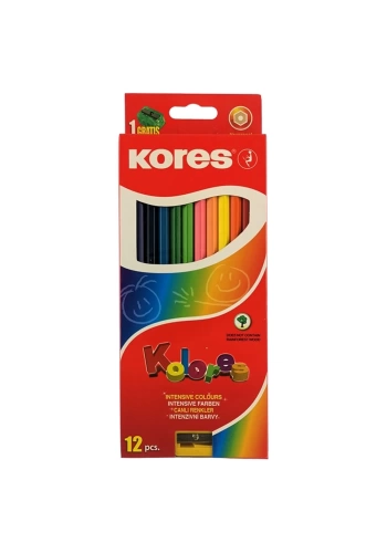 Kores Kuruboya Kalemi Tam Boy 12li