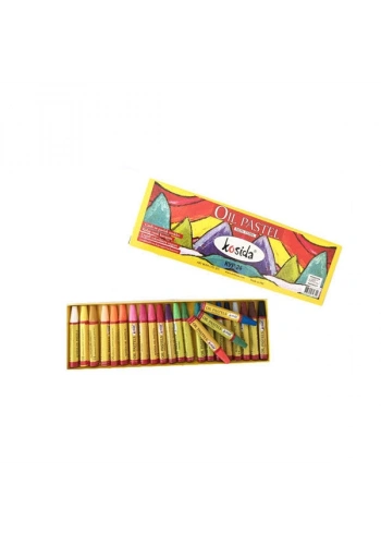 Kosida Pastel Boya 24 Renk Karton Kutu (KSYP-24)