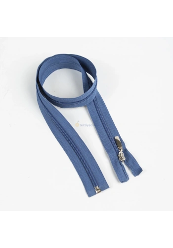 Koyu Mavi Mont Fermuarı 80cm