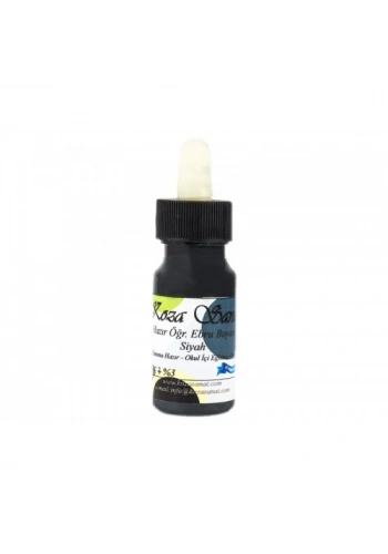 Koza Hazır Ebru Boyası Damlalıklı Siyah