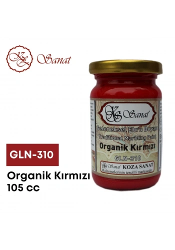 Koza Sanat Geleneksel Ebru Boyası 105cc GLN-310 Organik Kırmızı