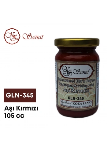 Koza Sanat Geleneksel Ebru Boyası 105cc GLN-345 Aşı Kırmızı