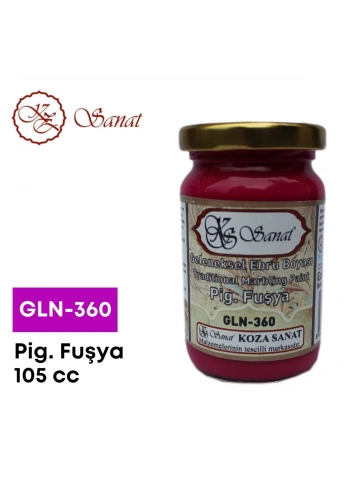 Koza Sanat Geleneksel Ebru Boyası 105cc GLN-360 Pigment Fuşya