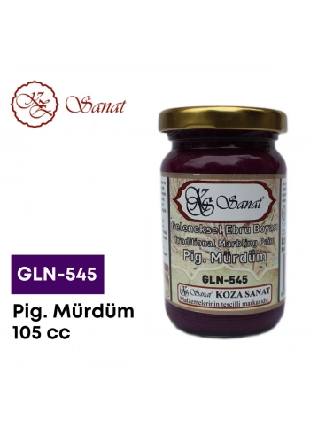 Koza Sanat Geleneksel Ebru Boyası 105cc GLN-545 Pigment Mürdüm