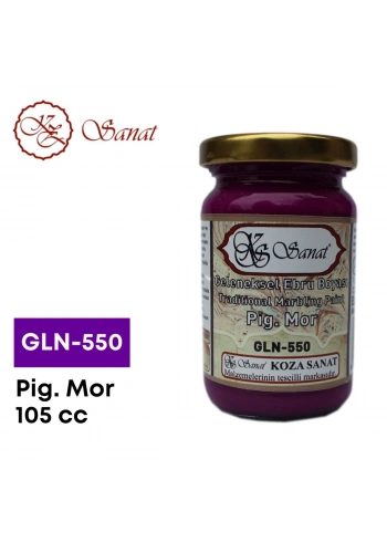 Koza Sanat Geleneksel Ebru Boyası 105cc GLN-550 Pigment Mor