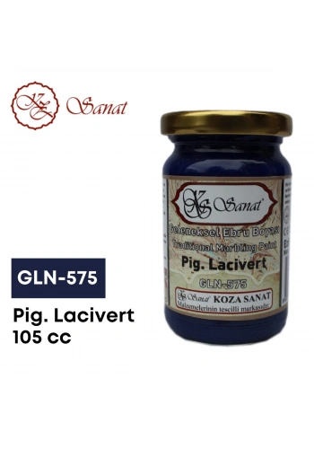 Koza Sanat Geleneksel Ebru Boyası 105cc GLN-575 Pigment Lacivert