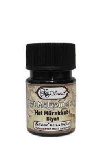 Koza Sanat Hat Mürekkebi 25cc Siyah