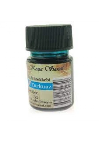 Koza Sanat Hat Mürekkebi 25cc Turkuaz