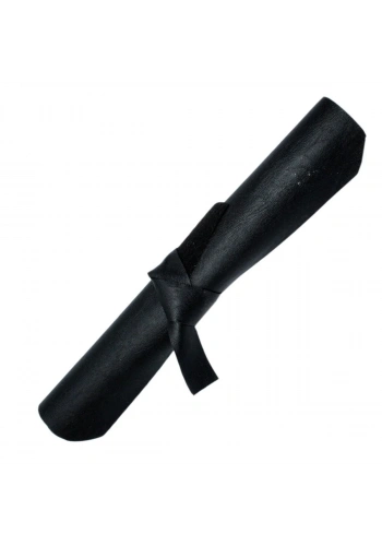 Koza Sanat Hat Yazı Altlığı Siyah Deri 28x38cm