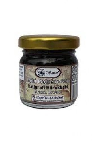 Koza Sanat Kaligrafi Mürekkebi 40ml Brazil Brown