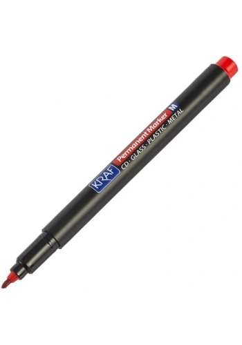 Kraf 280 OHP Plus Asetat Kalemi (M) KIRMIZI