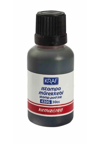Kraf 430G Istampa Mürekkebi 30cc Kırmızı