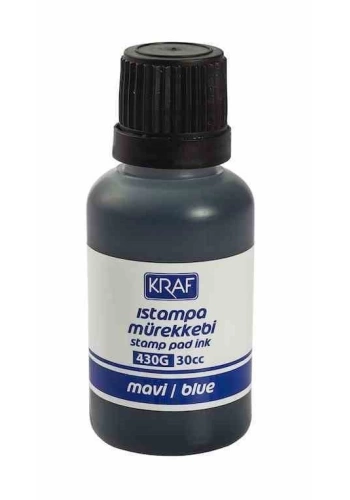 Kraf 430G Istampa Mürekkebi 30cc Mavi