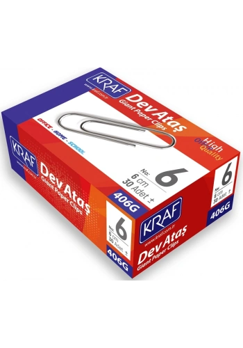 Kraf Ataş No:6 60 mm. 30 Adet