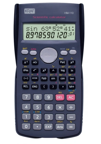 Kraf Bilimsel Hesap Makinesi 240 Fonksiyonlu SİYAH