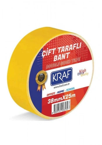 Kraf Çift Taraflı Bant 38mmx25m 2538G