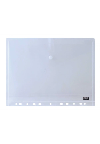 Kraf Çıtçıtlı Dosya 11 Delikli A4 ŞEFFAF