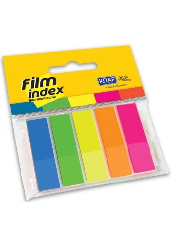 Kraf Film Index 5 Renk x 25 Sayfa