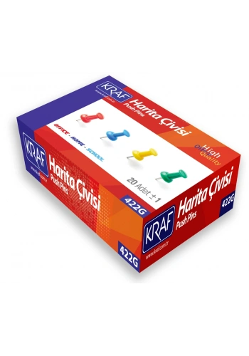 Kraf Harita Çivisi 20li Paket