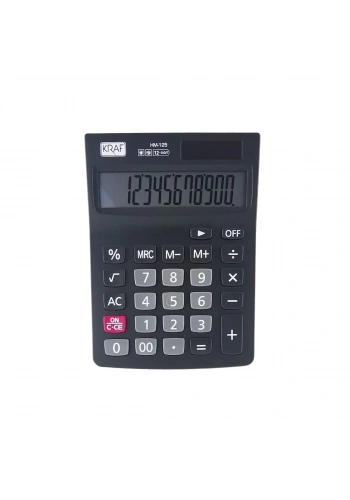 Kraf Hesap Makinesi Masaüstü 12 Hane HM-125