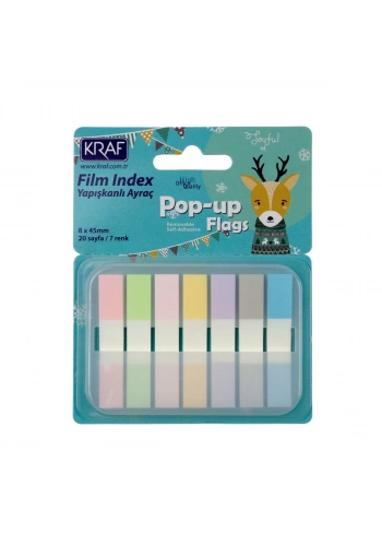 Kraf İndex Film (PP) 8x45mm 7li 20yp Pop-up 51250