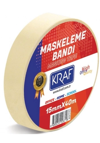 Kraf Maskeleme Bandı 15 mm.