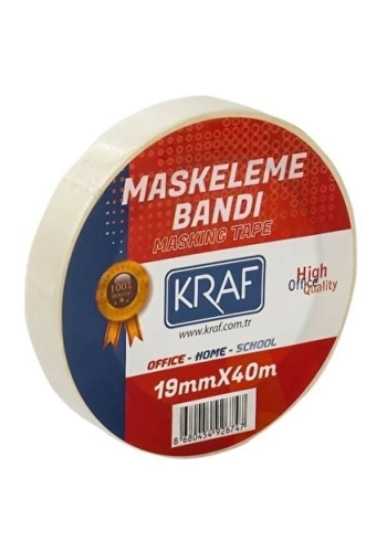 Kraf Maskeleme Bandı 19mmx40m 4019G