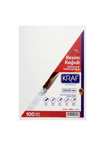 Kraf Resim Kağıdı 110gr 25x35cm 100lü