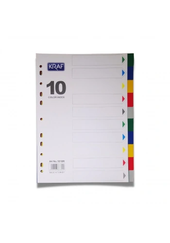 Kraf Separatör 10 Renk 1010R