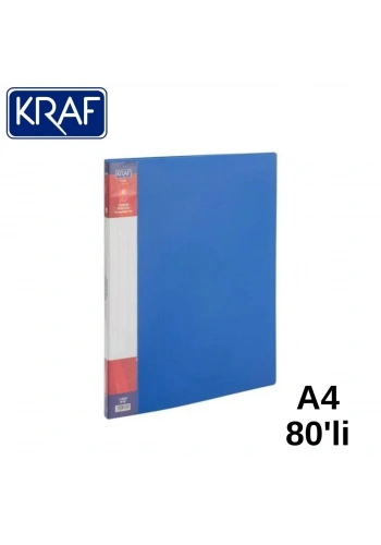 Kraf Sunum Dosyası A4 80li Mavi