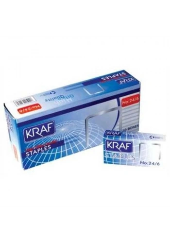 Kraf Zımba Teli 24/6 Sarı 1000li 255G