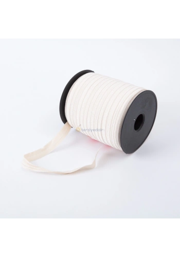 Krem Katlanır Biye Lastik 1.5cm