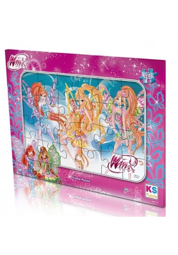 Ks Games Frame Puzzle 24 Winx Lisanslı Ürünler
