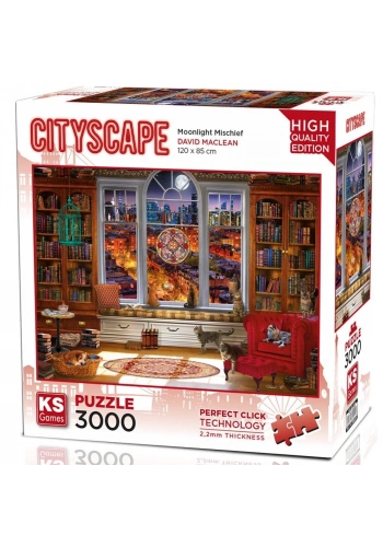 Ks Games Moonlight Mischief 3000 Parça Yetişkin Puzzle