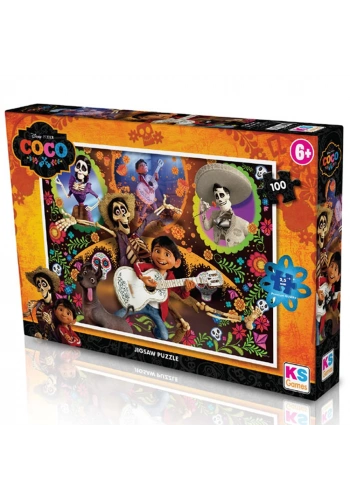 Ks Games Puzzle 100 Parça Coco Puzzle CO 714