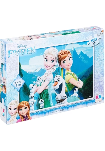 Ks Games Puzzle 100 Parça Frozen FRZ 714