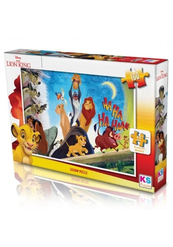 Ks Games Puzzle 100 Parça Lıon Kıng LK 714